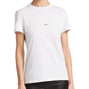 Helmut Lang White Paris Taxi T-shirt S
